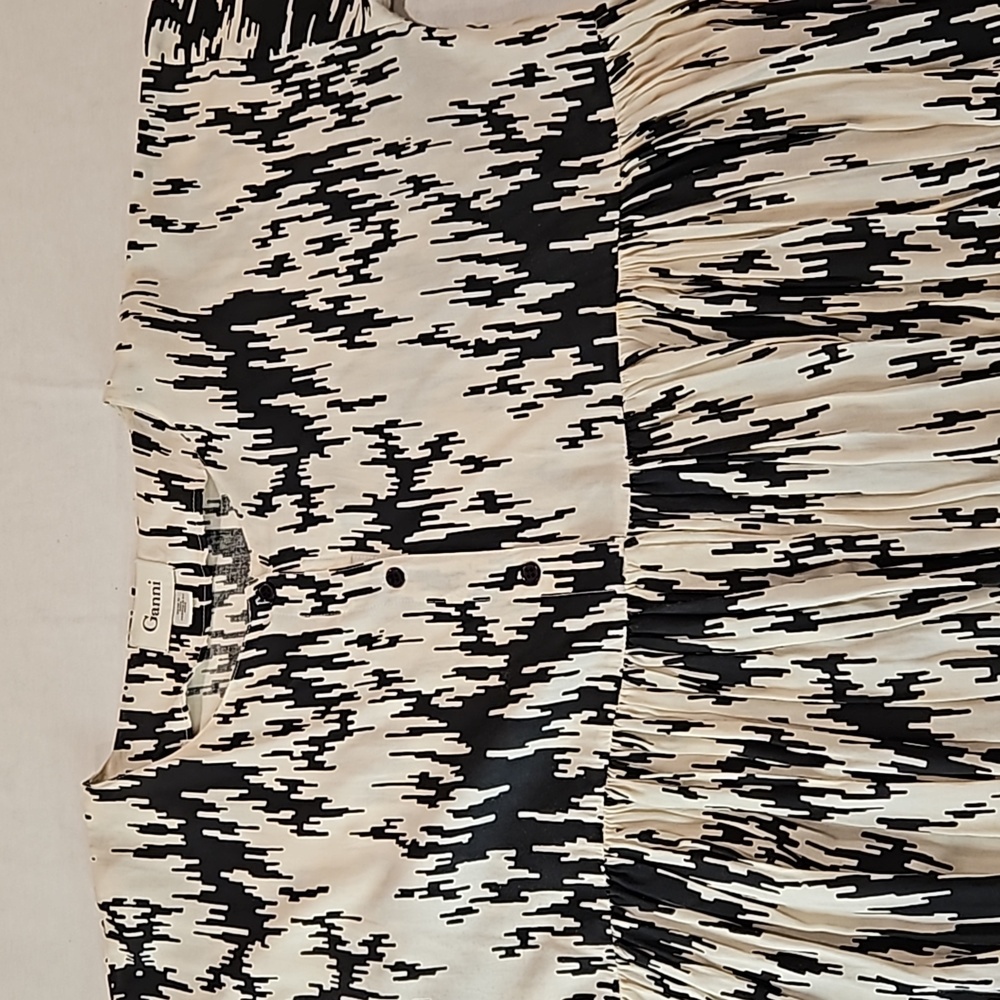 Ganni Ikat Swing Dress size M Anthropologie - Picture 6 of 11
